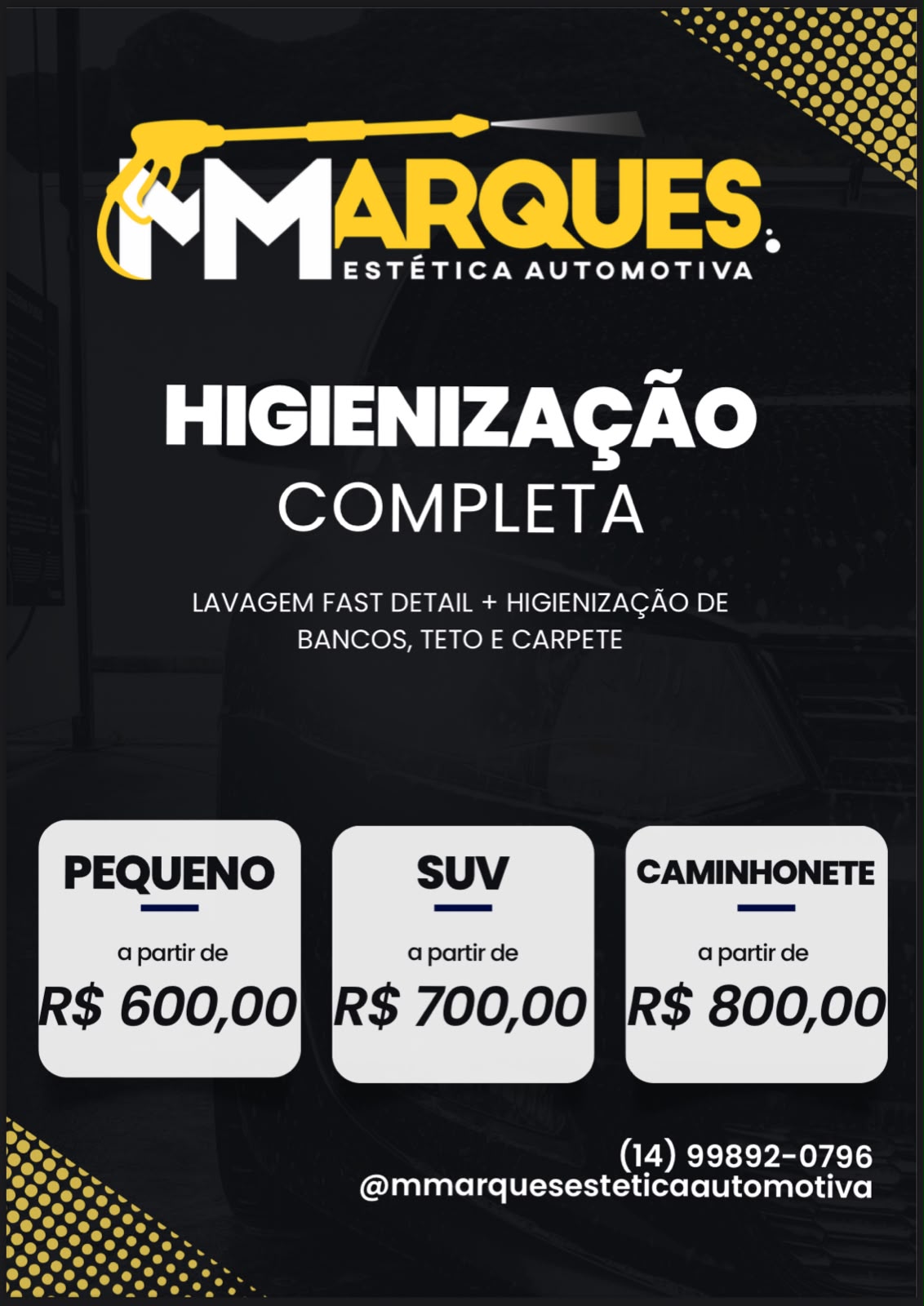 HIGIENIZAÇÃO COMPLETA