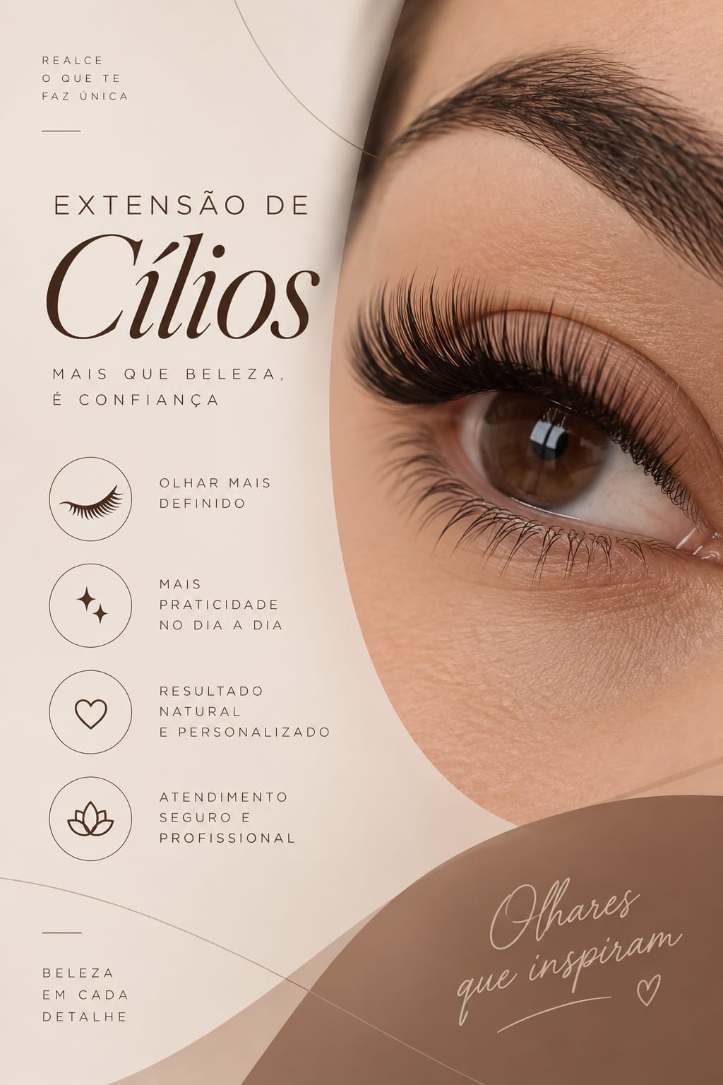 EXTENSÃO DE CÍLIOS – VOLUME BRASILEIRO